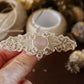 Barrette cheveux bohème en quartz rose – Bijou elfique fait main - Coton & Astrance