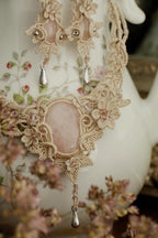 Parure quartz rose Spécial Mariage (lot de 2) - Coton & Astrance