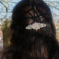 Barrette cheveux bohème en quartz rose – Bijou elfique fait main - Coton & Astrance