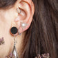 Puces Triangle Celtique en Quartz Rose - Coton & Astrance