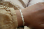 Bracelet Réglable en Micro Macramé Minimalisme Unisexe - Coton & Astrance