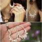 Boucles d’Oreilles en Micro Macramé avec nacre - Coton & Astrance