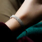 Bracelet femme en micro macramé et pierre naturelle rouge - Coton & Astrance