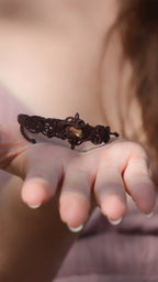 Bracelet asymétrique bohème en citrine et grenat - Coton & Astrance