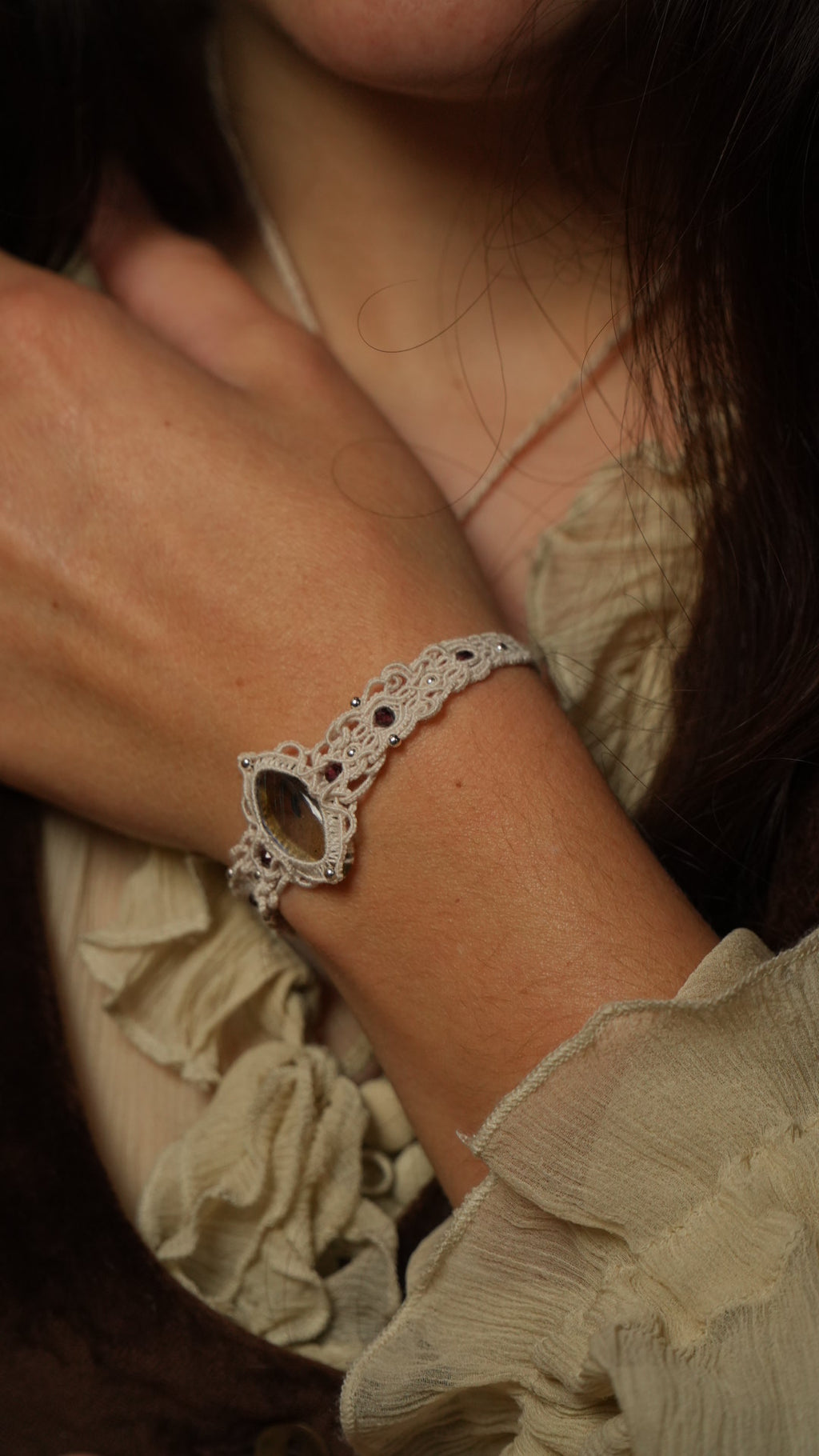 Bracelet élégant pour mariage et grande occasion Coton et Astrance