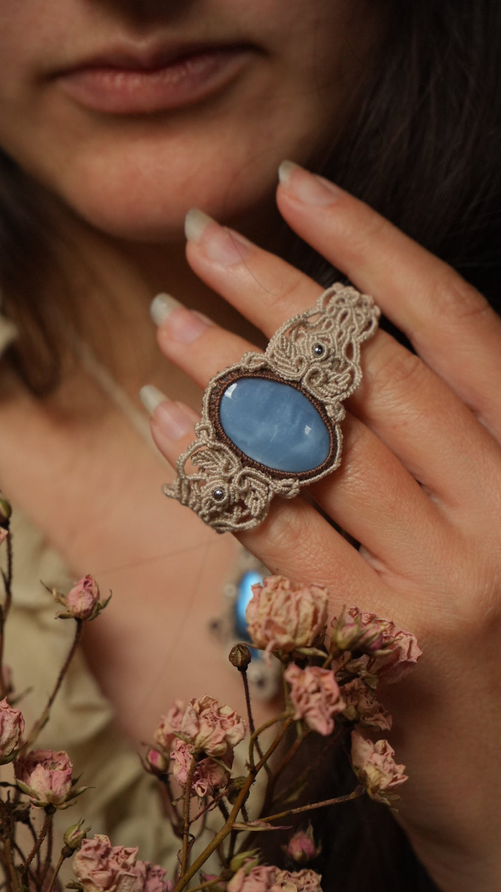 Bracelet féérique inspiration forêt enneigée Coton et Astrance