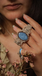 Bracelet féérique inspiration forêt enneigée Coton et Astrance