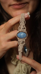 Bracelet féérique inspiration forêt enneigée Coton et Astrance