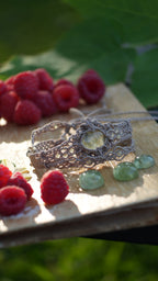 Bracelet elfique discret en coton beige – Coton et Astrance 
