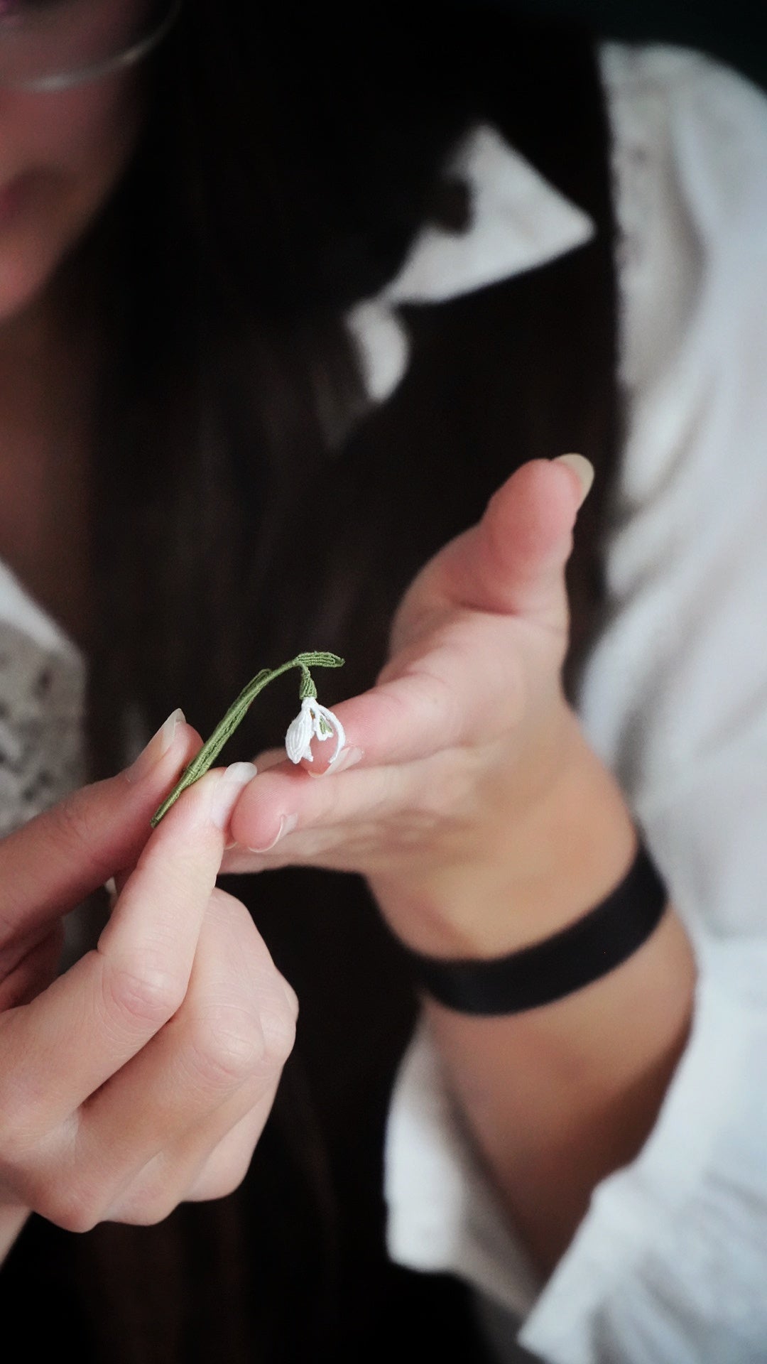 Accessoire botanique elfique pour vêtements et sacs Coton et Astrance