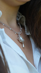 Bijou romantique fait main en coton lin clair – Coton et Astrance