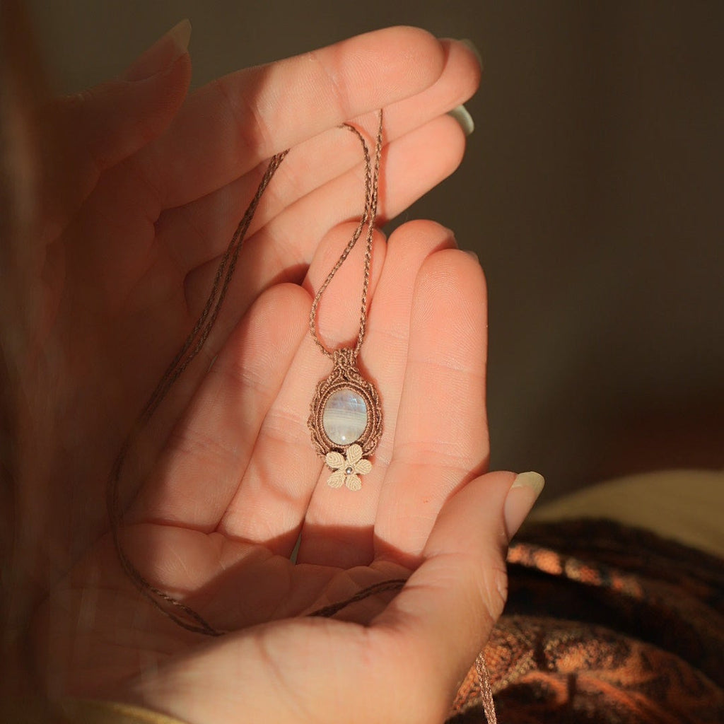 Collier elfique nature lumineux Coton et Astrance 