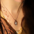 Collier elfique nature lumineux Coton et Astrance