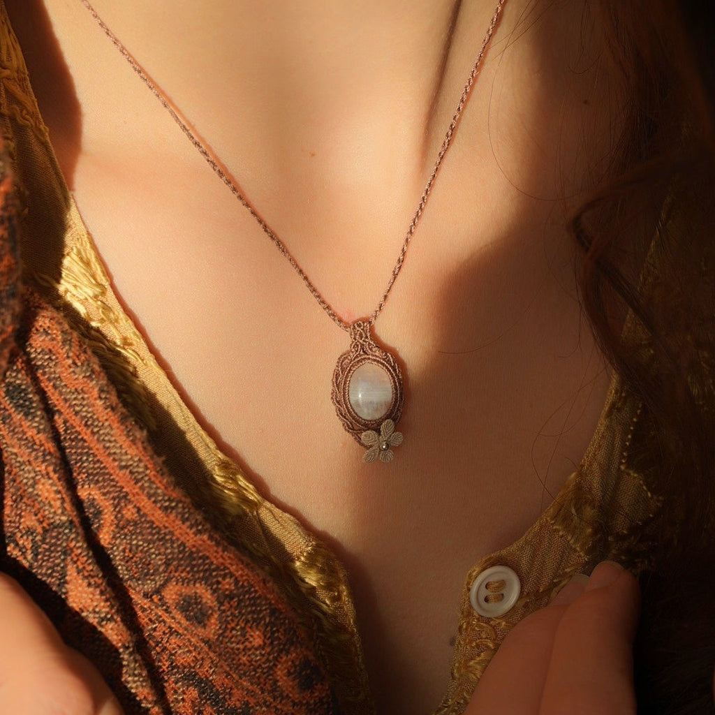 Collier elfique nature lumineux Coton et Astrance