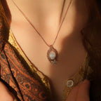 Collier elfique nature lumineux Coton et Astrance