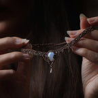 Collier elfique celtique fait main pour mariage et cosplay — Coton et Astrance