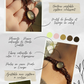 Parure Jour de Pluie en prhenite (lot de 2 ) - Coton & Astrance