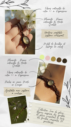 Parure Jour de Pluie en prhenite (lot de 2 ) - Coton & Astrance
