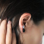 Boucles miniatures style botanique en macramé — Coton et Astrance