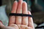 Bracelet Gothique en Micro macramé Noir avec Perles d’Agate et Onyx - Coton & Astrance