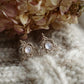 Puces Triangle Celtique en Quartz Rose - Coton & Astrance