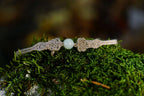 Bracelet Elfique en Micro Macramé et Jade - Coton & Astrance
