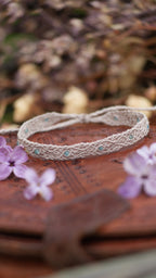 Bracelet bohème elfique en apatite bleue - Coton & Astrance