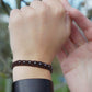 Bracelet Double Rang Réglable en Micro Macramé – Labradorite aux reflets bleus - Coton & Astrance