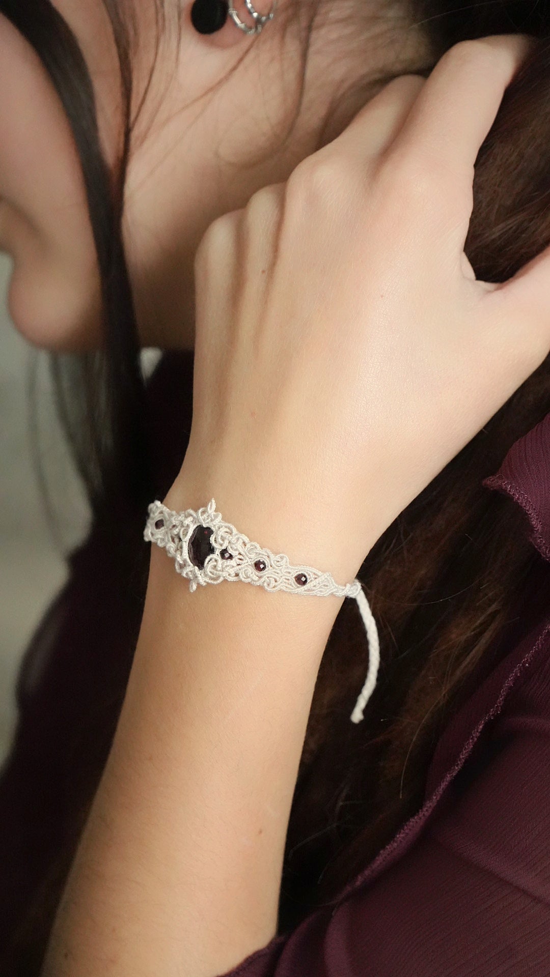 Bijou féérique mariage bohème en coton écru – Coton et Astrance