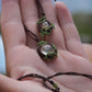 Collier pendentif elfique en citrine translucide - Coton & Astrance