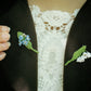 Broche Muguet micro macramé – Bijou floral fait main - Coton & Astrance