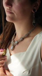 Parure pierre de lune pour mariage elfique (lot de 2) - Coton & Astrance