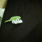Broche Muguet micro macramé – Bijou floral fait main - Coton & Astrance